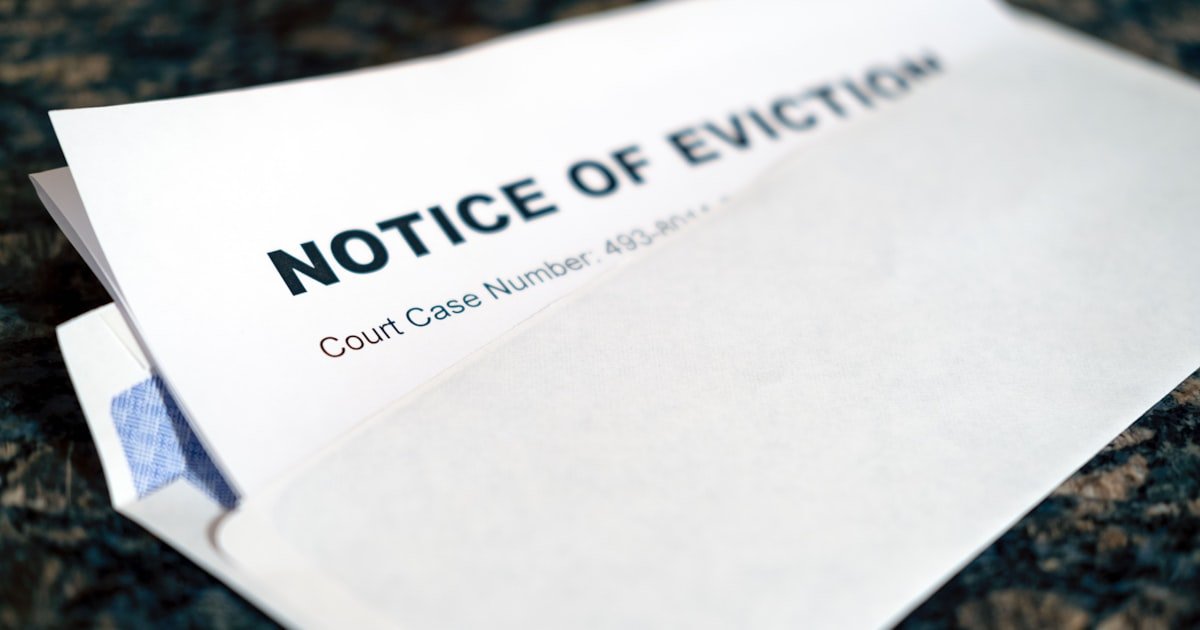 Section 21 notice document representing the abolition of no-fault eviction in England under the Renters' Rights Act 2026